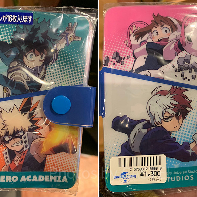 爆豪のプラッシュケース&バッジセット（USJ×ヒロアカグッズ