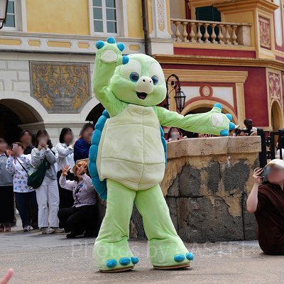 ミッキー広場から見たスパークリング・ジュビリー・セレブレーション
