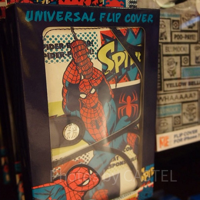 スパイダーマンコミック風スマホケース