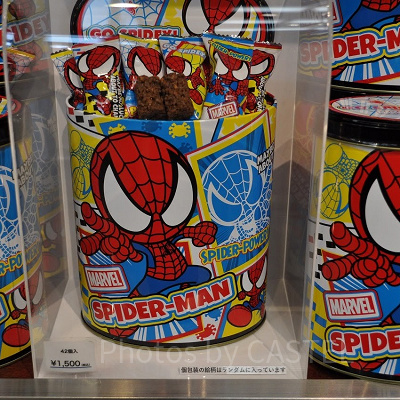 スパイダーマンのクランチチョコレート