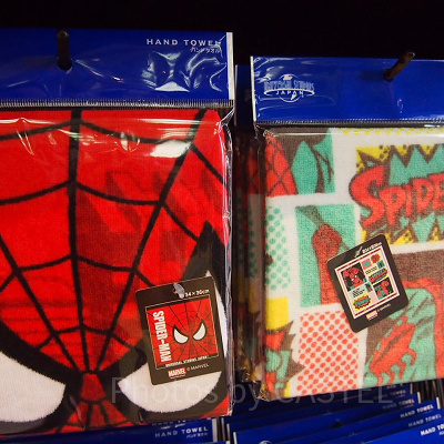 スパイダーマンハンドタオル