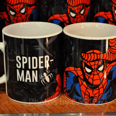 スパイダーマンのマグカップ