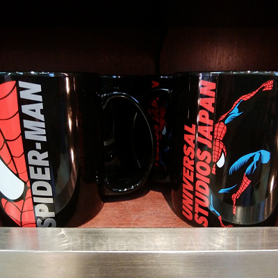 スパイダーマンのマグカップ