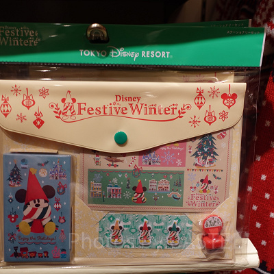 ディズニー・クリスマス・リルリンリングッズ：ステーショナリーセット