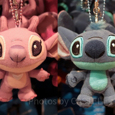 スティッチ＆エンジェルぬいぐるみストラップ