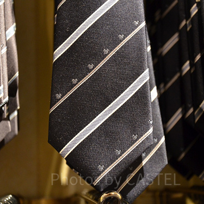 ストライプ（ネイビー）