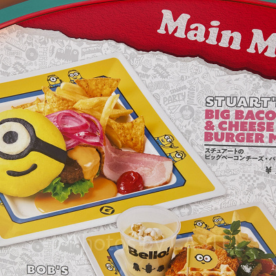 スチュアートのビッグベーコンチーズ・バーガープレート​
