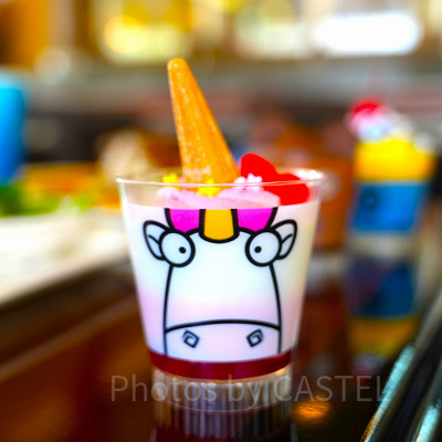 スタジオスターズレストラン：フラッフィ ～ミルクプリン＆ストロベリーパンナコッタ～