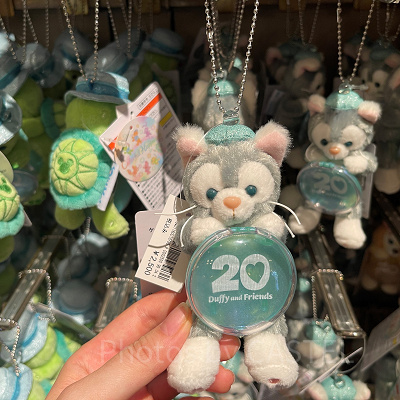 ぬいぐるみチャーム(ダッフィー20周年カラフルハピネスグッズ)