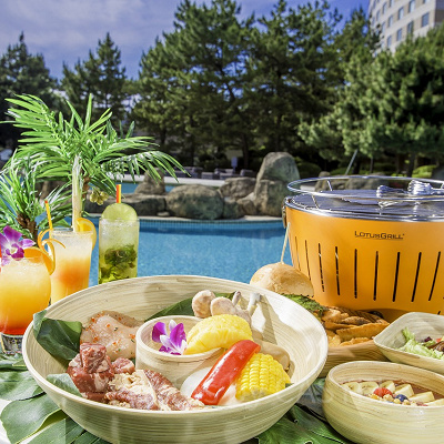 夏季限定「ハワイアン・プールサイド・バーベキュー」