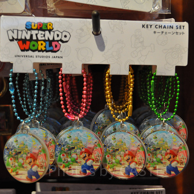 スーパーニンテンドーワールドのキーチェーンセット