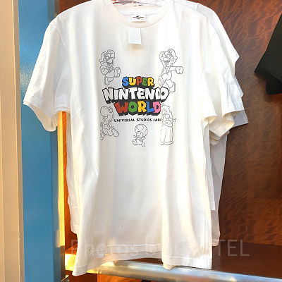 スーパーニンテンドーワールドロゴTシャツ