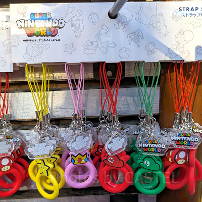 スーパーニンテンドーワールドのストラップセット