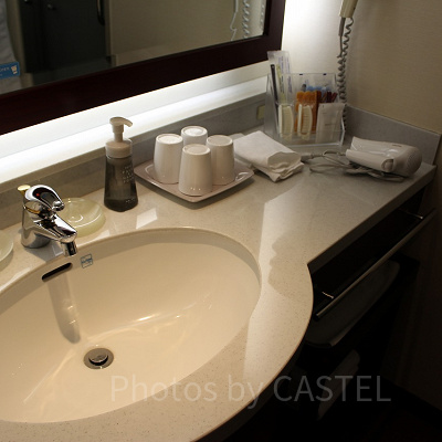 スーペリアルームの洗面所