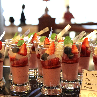 スイーツブッフェのメニュー