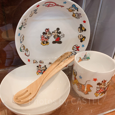 ディズニーランドの通販で購入できる食器（イメージ）
