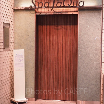 スパラクーアまでは直通のエレベーターで移動します