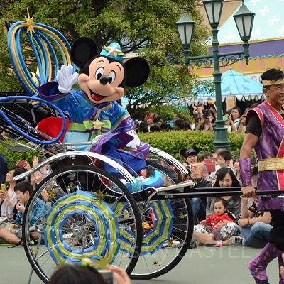 ディズニーランドの七夕イベント