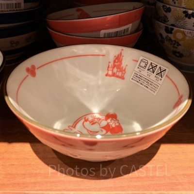 お茶碗　ミニーデザイン