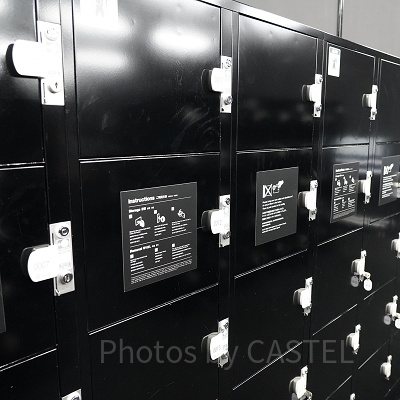 チームラボボーダレスお台場のロッカー