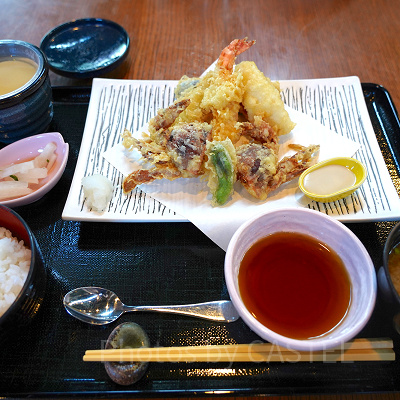 ディズニーシー食べ物：天ぷら膳（レストラン櫻）