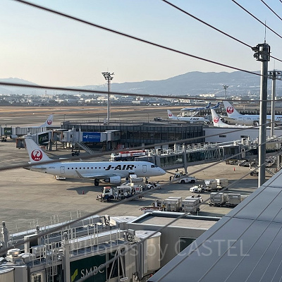 大阪国際空港のテラス