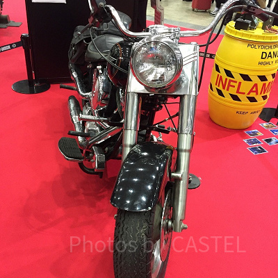 ターミネーターの映画撮影に使用されたバイク現物（東京コミコン2018で撮影）