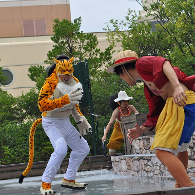 豹ルッチとルフィの戦い／ワンピースウォーターバトル