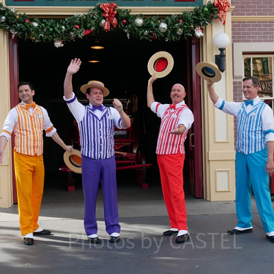 カリフォルニア・アナハイムディズニーランドリゾートのショー：ザ・ダッパー・ダンズ