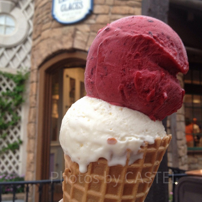 フランス館のアイスも絶品です