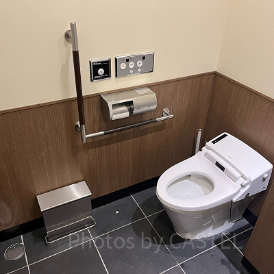 トイレは広くて使いやすかったです