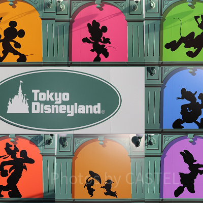 改修工事場所をおおう壁がかわいい♪