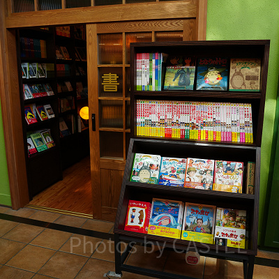 熱風書店にはジブリに関する本がたくさん