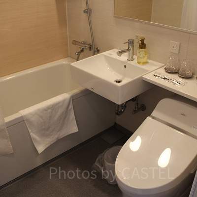 こちらの部屋タイプはユニットバス