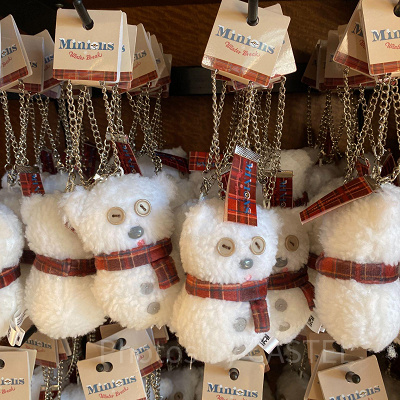 ティムのマスコットキーチェーン(雪だるま)/USJクリスマスグッズ2022