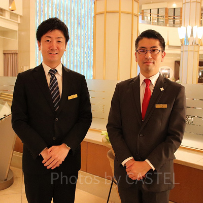 東武ホテルレバント東京の後藤様（左）と千葉様（右）