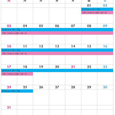東京ディズニーシーの休止＆リハブカレンダー（2019年3月）