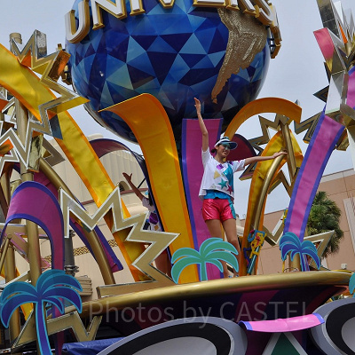 ウォーターサプライズパレードの先頭フロート／USJ（2019年）