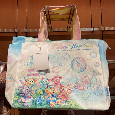 トートバッグ(ダッフィー20周年カラフルハピネスグッズ)
