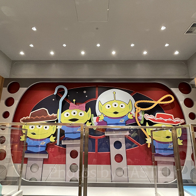 トイストーリーホテル：ギフトプラネットのレジ