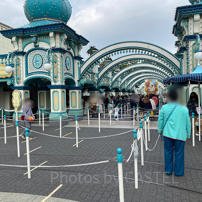 トイ・ストーリー・マニア！のスタンバイ列の様子