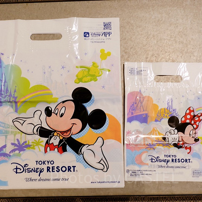 ディズニーのお買い物袋の種類