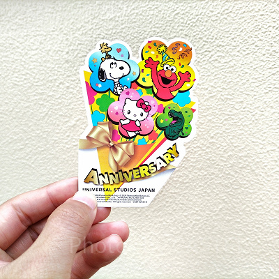 ユニバ：アニバーサーリーシール