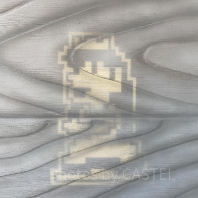 ユニバのパワーアップバンド：エリア内の「M」マークをたたく