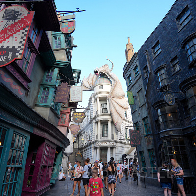 ダイアゴン横丁：ダイアゴン横丁を体験できるのはフロリダだけ！