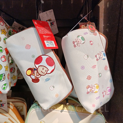 ユニバのマリオグッズ：キノピオのペンケース