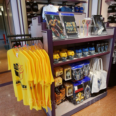 ユニバーサルスタジオセレクトの映画『トランスフォーマー』コーナー／USJ