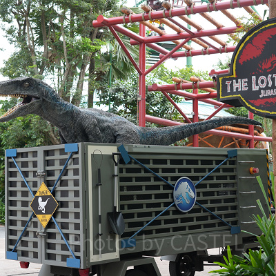 ユニバーサルスタジオシンガポール(USS)：恐竜グリーティング