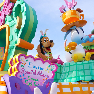 うさたま大脱走！のフロート⑤ドナルド・プルート