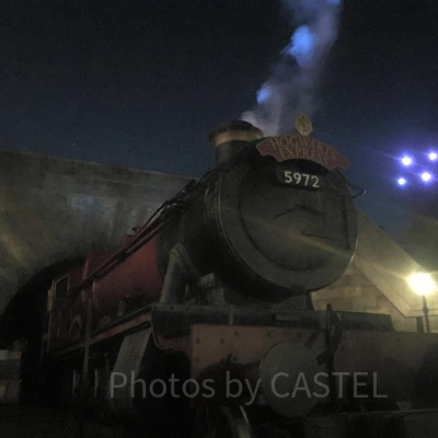 夜のUSJ／ハリーポッターエリア